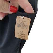 Load image into Gallery viewer, Victoria's Secret Pink RUSCHED FRONT ONE-PIECE, Black, Size Large