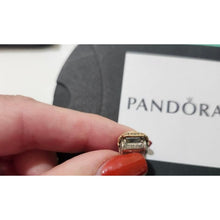 Load image into Gallery viewer, Pandora Sterling Silver & 14kt Gold Green Bay Packers Football Helmet Charm