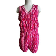 Load image into Gallery viewer, Juicy Couture Terry Printed Missoni Romper in Juicy Watermelon, Large