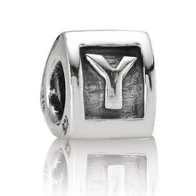 Load image into Gallery viewer, Pandora Retired Sterling Silver Alphabet Bead - Letter Y - 790323Y