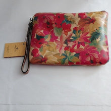 Load image into Gallery viewer, Patricia Nash P349398 Cassini Leather Spring Multi Floral Clutch Wristle…