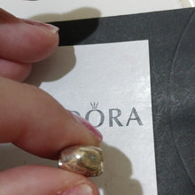 Load image into Gallery viewer, Pandora 7.0" Snake Chain Bracelet & Language of Love Heart Charm - 791111