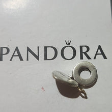 Load image into Gallery viewer, Pandora Sterling Silver + 14K Gold Love You Forever Dangle Heart Charm 792042cz