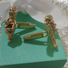 Load image into Gallery viewer, Vintage Goldtone Men&#39;s Physician Dr. Doctor Medical Housecall Cuff Links
