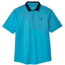 Load image into Gallery viewer, Men's Under Armour Iso-Chill Shadow Polo, Escape/Black, Size Small