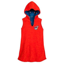 Load image into Gallery viewer, Disney Store Minnie Mouse Red Terry Swim Cover Up, Size 2