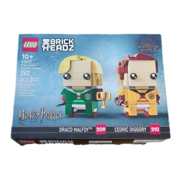 Lego Brickheadz 40617 Draco Malfoy & Cedric Diggory Figures Building Set HP