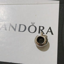 Load image into Gallery viewer, Pandora Retired Sterling Silver 14k gold Education Apple of my Eye Charm-791026