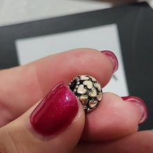 Load image into Gallery viewer, Pandora Sterling Silver + 14K Gold Abundance of Love Heart Bead 791283en40