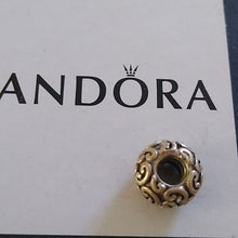 Load image into Gallery viewer, Pandora Swirl Baroque Feeling Groovy Sterling Silver Charm 790400