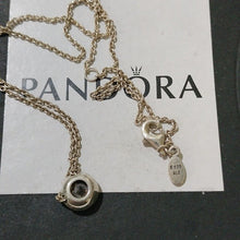 Load image into Gallery viewer, Pandora Sterling Silver Classic Elegance Necklace with Clear Zirconia - 396240CZ