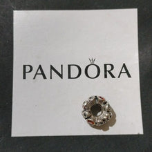 Load image into Gallery viewer, Pandora Sterling Silver Primrose Path Bead w/ Orange Zirconia - 790330ocz