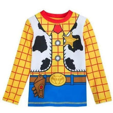 Load image into Gallery viewer, Disney Pixar Sheriff Woody L/S Rash Guard Costume shirt, Size 4