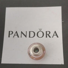 Load image into Gallery viewer, Pandora Retired Pink Murano Glass Polka Dot Bead - 790618