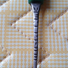 Load image into Gallery viewer, Set of 3 Vintage Mexico Sterling Silver Collectible Spoons, Green Stones