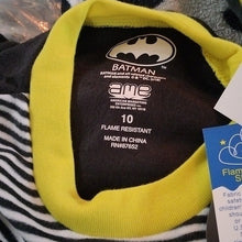 Load image into Gallery viewer, Boys DC Justice League Batman Fleece Pajamas & Robe Bathrobe Set Size 10 NEW