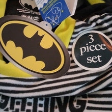 Load image into Gallery viewer, Boys DC Justice League Batman Fleece Pajamas & Robe Bathrobe Set Size 10 NEW