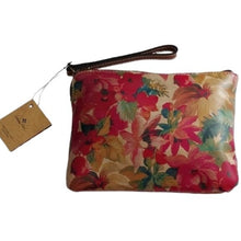 Load image into Gallery viewer, Patricia Nash P349398 Cassini Leather Spring Multi Floral Clutch Wristle…