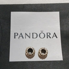 Load image into Gallery viewer, Pandora Retired Sterling Silver Ring Designer Spacer Beads, Set of 2 - 790175