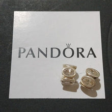 Load image into Gallery viewer, Pandora Sterling Silver w/ Clear CZs Oval Lights Charm, 790311CZ, Set of 2