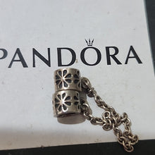 Load image into Gallery viewer, Pandora Daisy Safety Chain 790385 Sterling Silver ALE 925