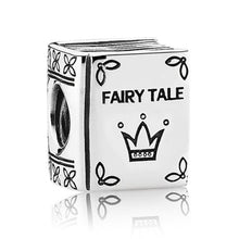 Load image into Gallery viewer, Pandora Retired Sterling Silver Once Upon a Time Fantasy Story Book Bead - 791109