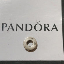 Load image into Gallery viewer, Pandora Retired Sterling Silver Eternity Spacer w/ Sky-Blue Crystal -791724NBS