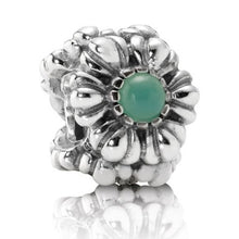 Load image into Gallery viewer, Pandora May Birthday Blooms Sterling Silver Charm with Chrysoprase 790580CH