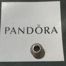 Load image into Gallery viewer, Pandora Sterling Silver Pave Lights Charm with Salmon Zirconia - 791051Pcz