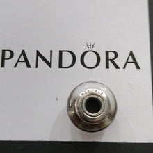 Load image into Gallery viewer, Pandora Retired Ster Silver Snow Leopard Animal Print Murano Glass Bead - 790943