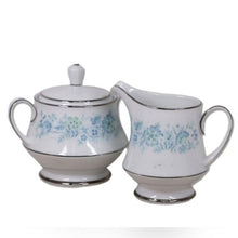 Load image into Gallery viewer, Noritake Milford 2227 Japanese Fine China Sugar+ Creamer Set