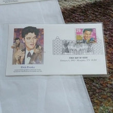 Load image into Gallery viewer, Postal Stamps "Elvis Presley" First Day of Issue, Set of 6 + Framed Print 1993