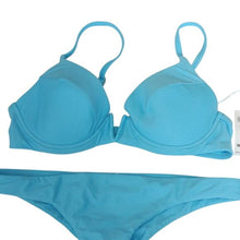 Load image into Gallery viewer, B. Swim Lili Underwire Bikini Top + Hawaiian Flip Bottom, Sky Blue, Medium