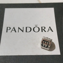 Load image into Gallery viewer, Pandora Retired Sterling Silver Alphabet Bead - Letter W - 790323W