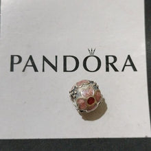Load image into Gallery viewer, Pandora Sterling Silver Daisy Flower with Red and Pink Enamel Bead - 790433ER