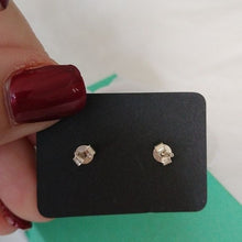 Load image into Gallery viewer, Sterling Silver, Onyx + Marcasite Rectangular Post Earrings