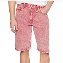 Load image into Gallery viewer, Levi's Men's 569 Loose Straight Denim Jeans Shorts, Ruby Red, Size 42