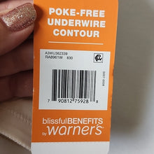 Load image into Gallery viewer, Warner's Women's Blissful Benefits Poke Free Contour Bra, Toasted Almond, Large