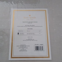 Load image into Gallery viewer, Kate Spade Soft Gold Larabee Dot Tablecloth + 8 Napkins, 9pc Set