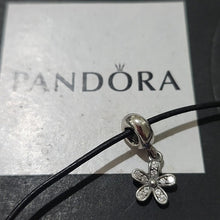 Load image into Gallery viewer, Pandora Retired Sterling Silver Dazzling Daisy Dangle Bead 791491cz