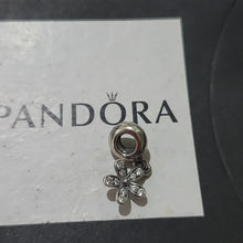 Load image into Gallery viewer, Pandora Retired Sterling Silver Dazzling Daisy Dangle Bead 791491cz