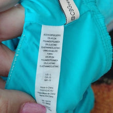 Load image into Gallery viewer, BCBGeneration Women's High Waist Hipster, Aqua//Feel the Rhythm, Size Large