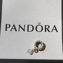 Load image into Gallery viewer, Pandora Retired Sterling Silver Quartz April Birthstone Dangle - 790166BK