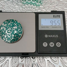 Load image into Gallery viewer, Artisan Sterling Silver+ Enamel Hidden Dragon Brooch