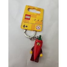 Load image into Gallery viewer, Lego 854234 Chili Pepper Girl Keychain Minifigure, Age 6 -, red