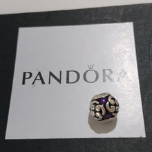 Load image into Gallery viewer, Pandora Purple Zen Enamel Charm 790491EN13 Sterling Silver ALE 925
