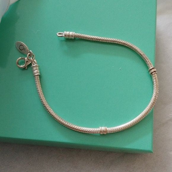 Pandora Serpentine Snake Chain Bracelet w/ Lobster Clasp 7.5