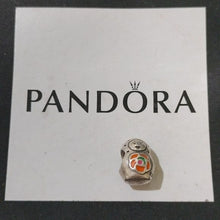 Load image into Gallery viewer, Pandora Retired Sterling Silver Babushka Bead with Orange Enamel - 790582ER