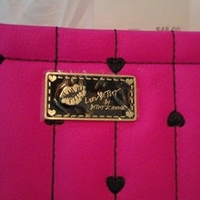 Load image into Gallery viewer, Betsey Johnson Double Pouch Wristlet, Hot Pink