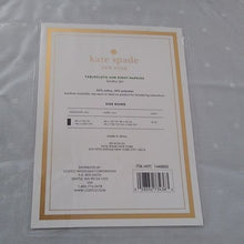 Load image into Gallery viewer, Kate Spade Soft Silver Gray Larabee Dot Tablecloth + 8 Napkins, 9pc Set